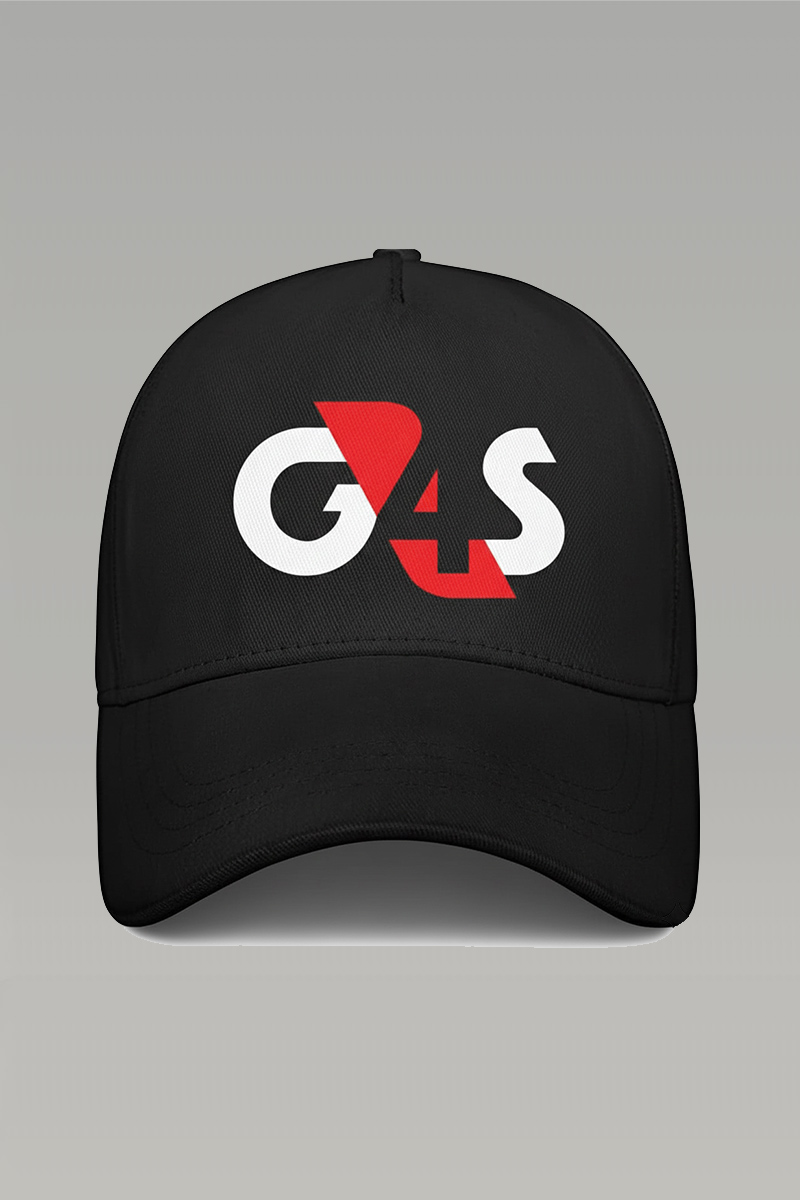 GAS Black Branded Baseball Cap – Adjustable Corporate & Promotional Cap