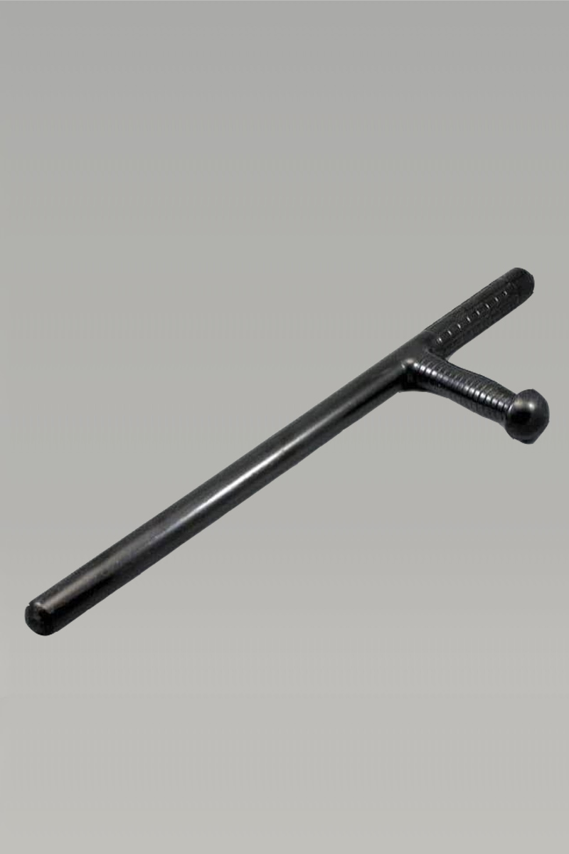 Heavy-Duty Black Polycarbonate Side-Handle Baton